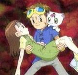 Jeri is rescued by Takato