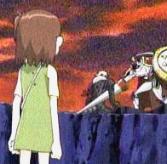 Jeri stops Gallantmon from destroying Beelzemon