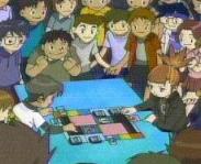 Rika wins the final match of the card tournament