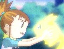 Rika says goodbye to Viximon