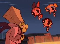 The girls unwittingly help Jojo
