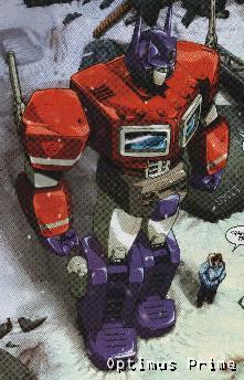 Optimus Prime and Spike