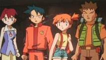 The trainers watch as Ash... er, dies.