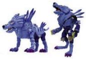 Digivolving Garurumon/WereGarurumon