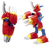 Digivolving Flamedramon